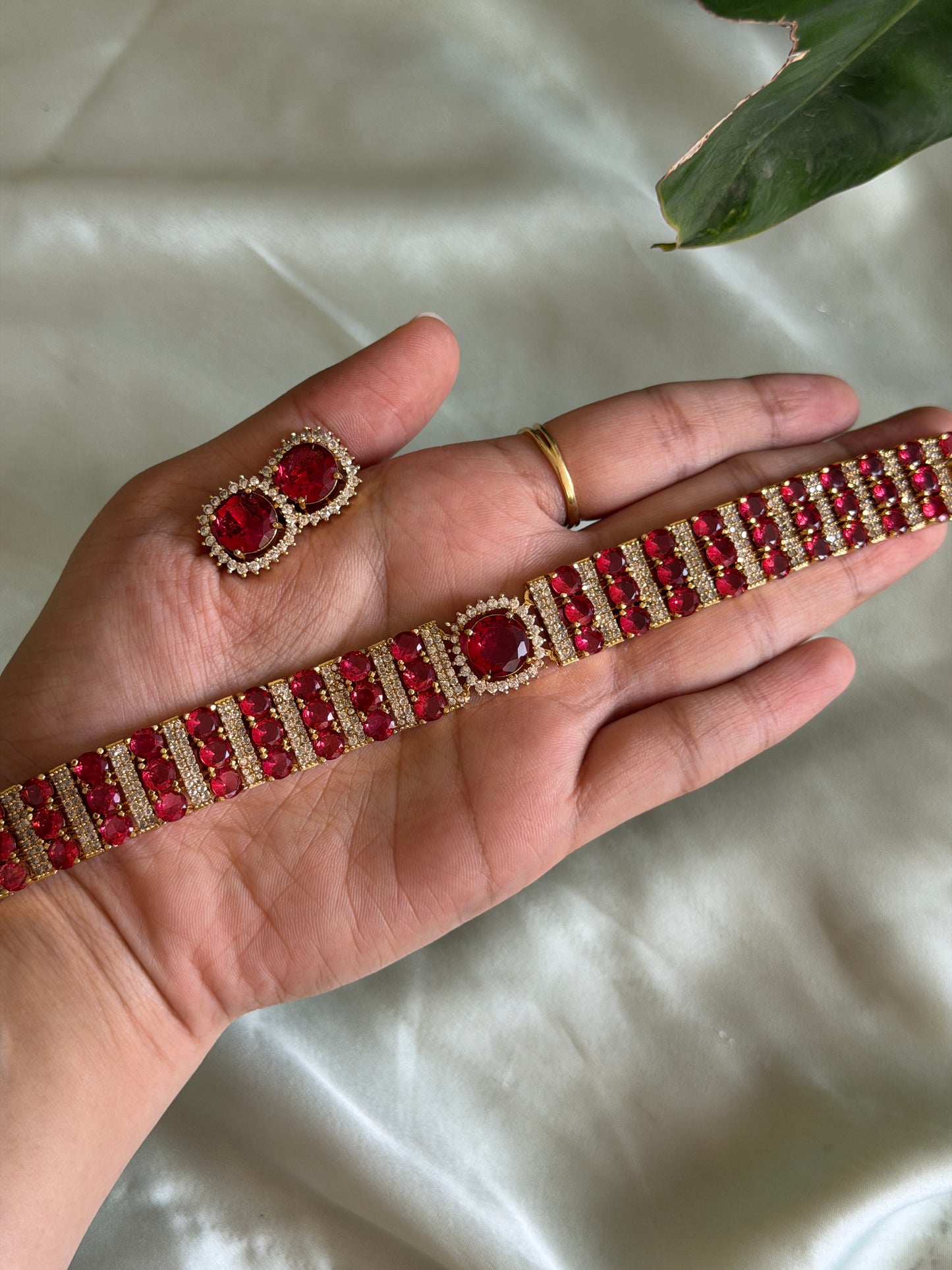 Stone High Neck Choker