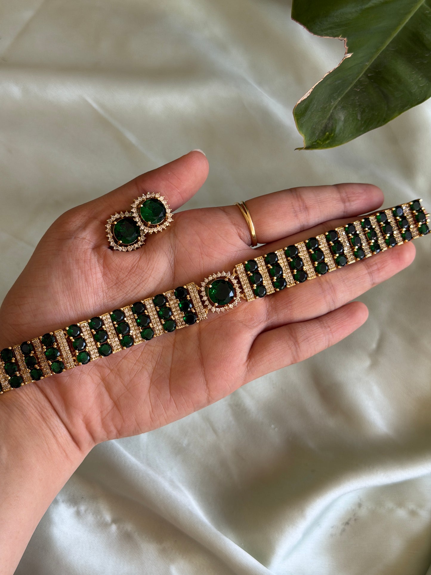 Stone High Neck Choker