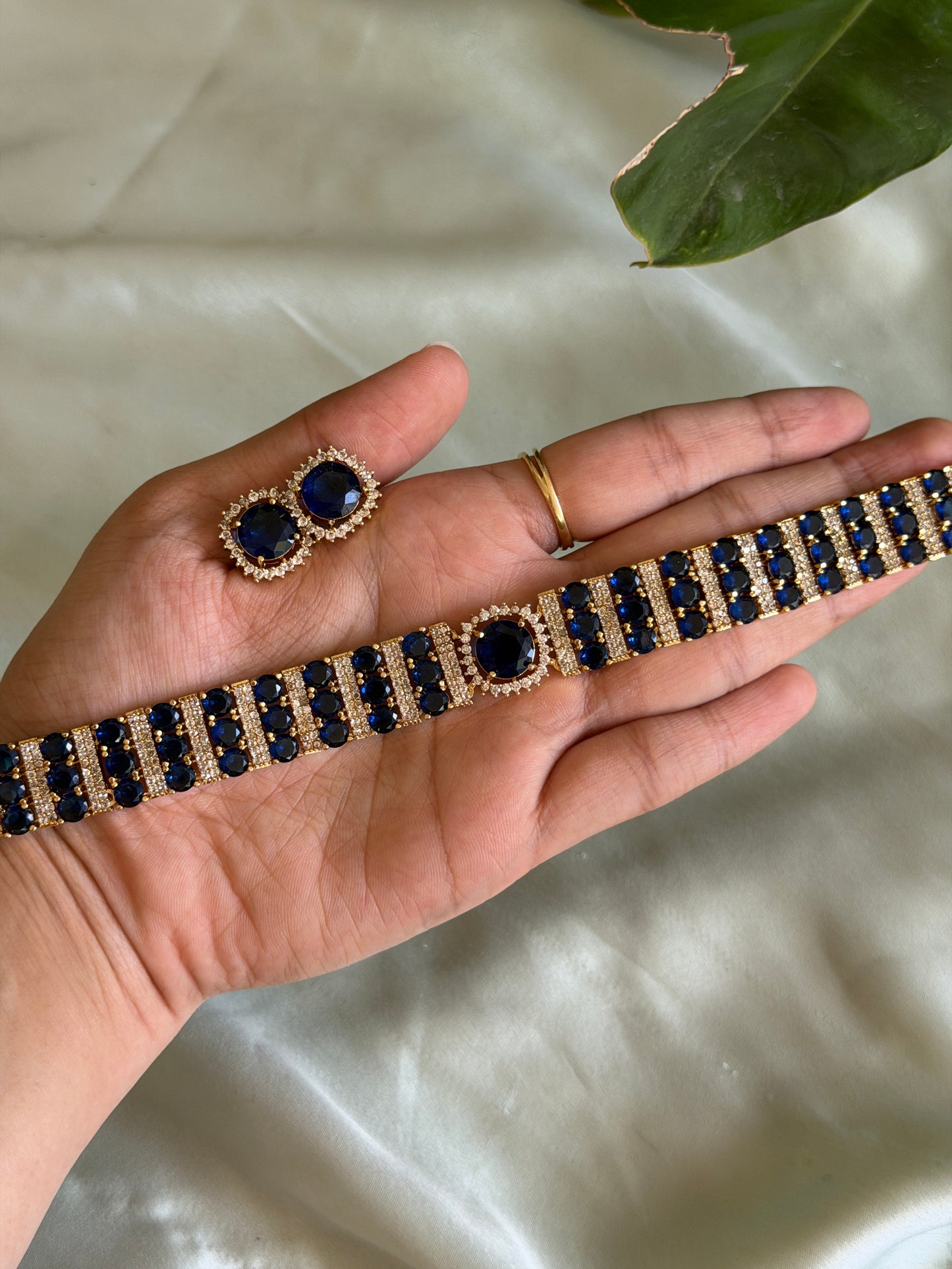 Stone High Neck Choker