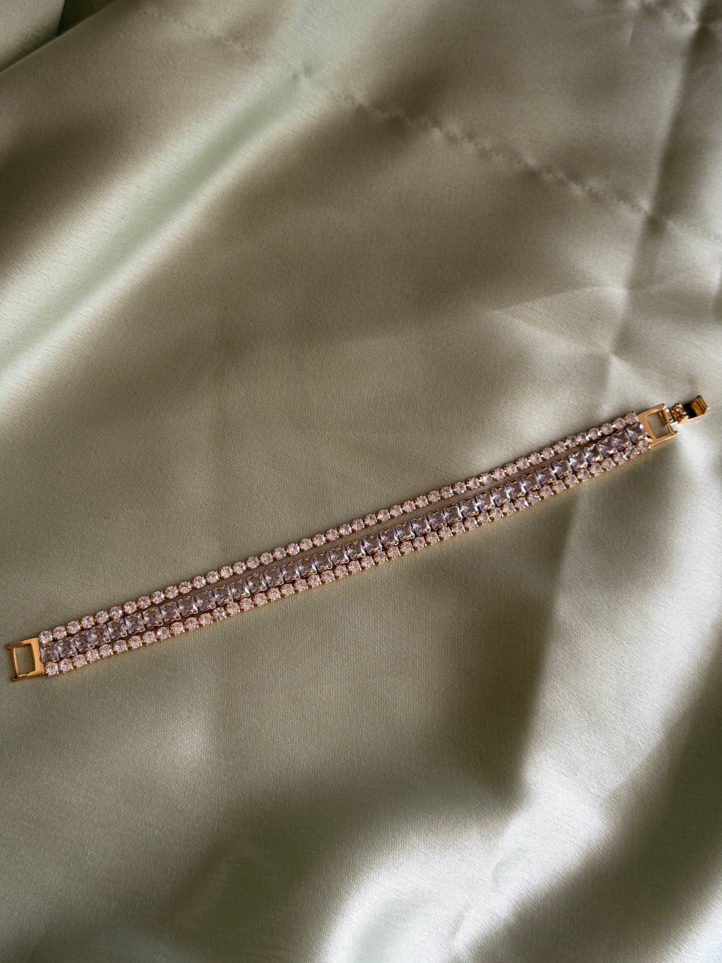 3 Layer Solataire Bracelet