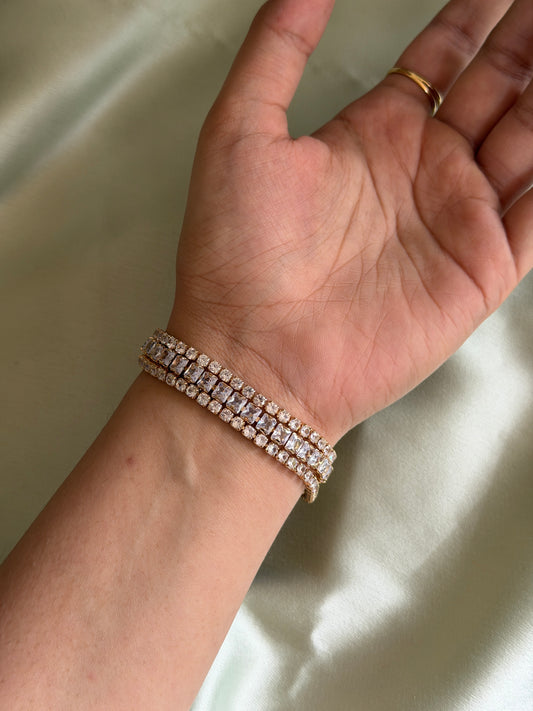 3 Layer Solataire Bracelet