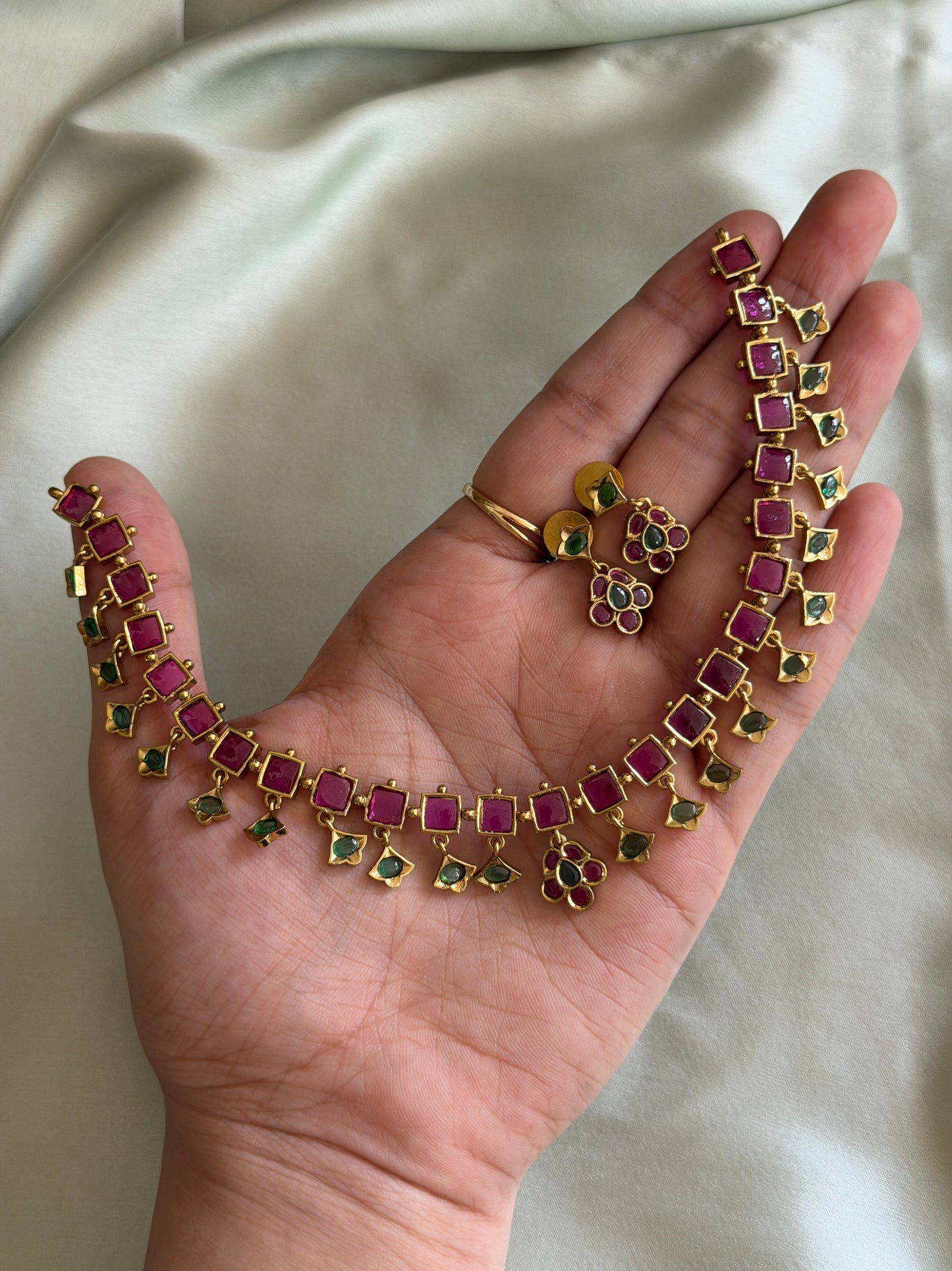Rubicita Kempu Necklace