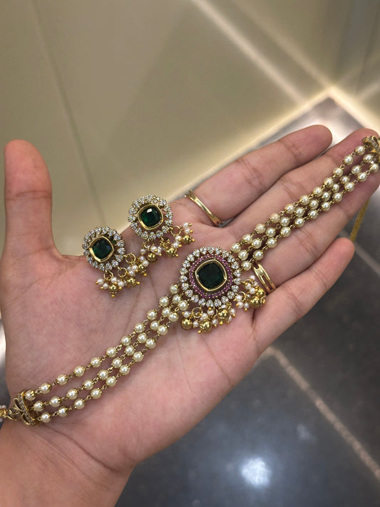 Premium AD Pearl Choker