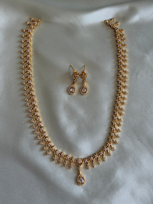 Floral Arrow Diamond Haaram