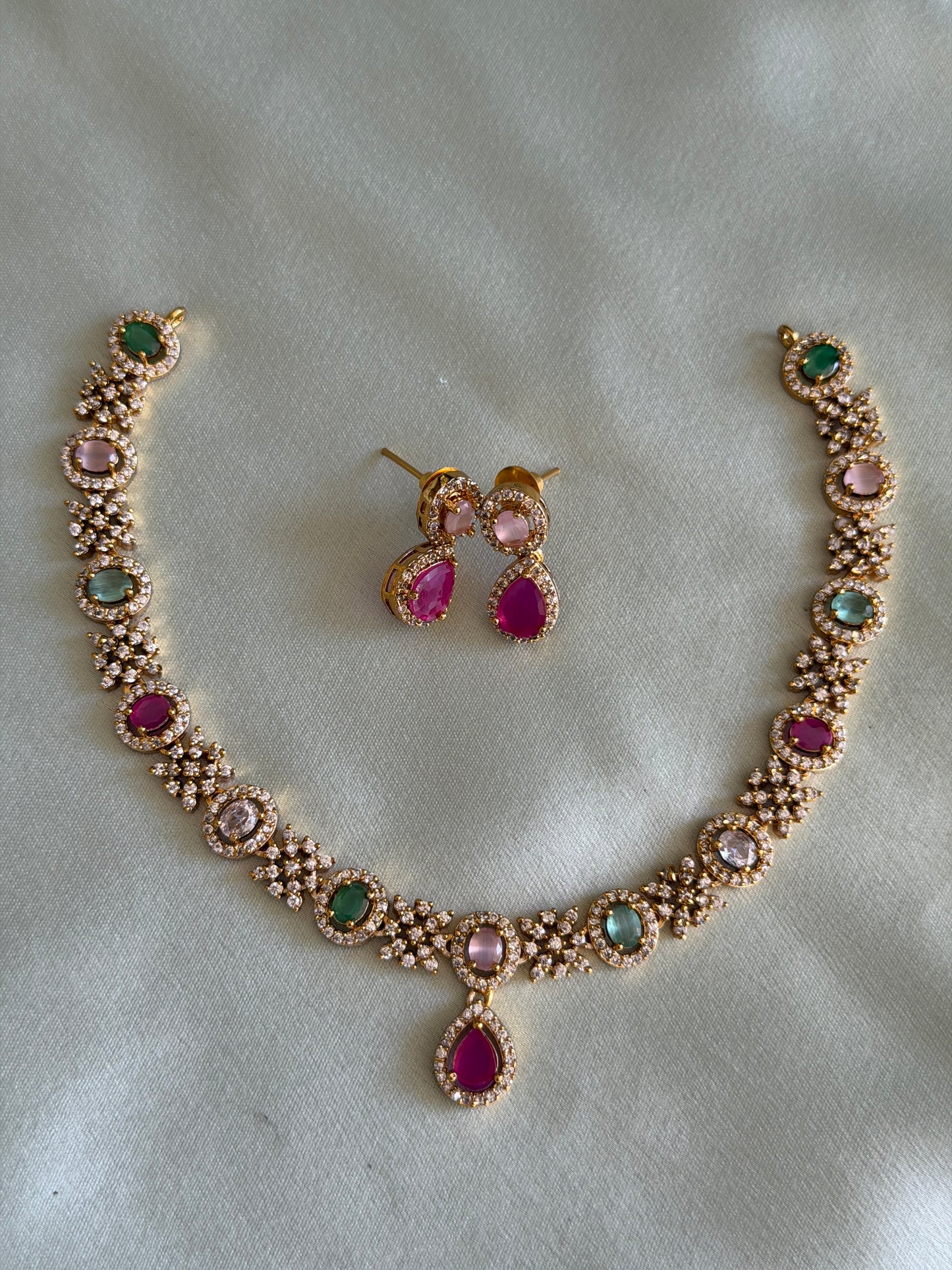 Deepanshi AD Necklace