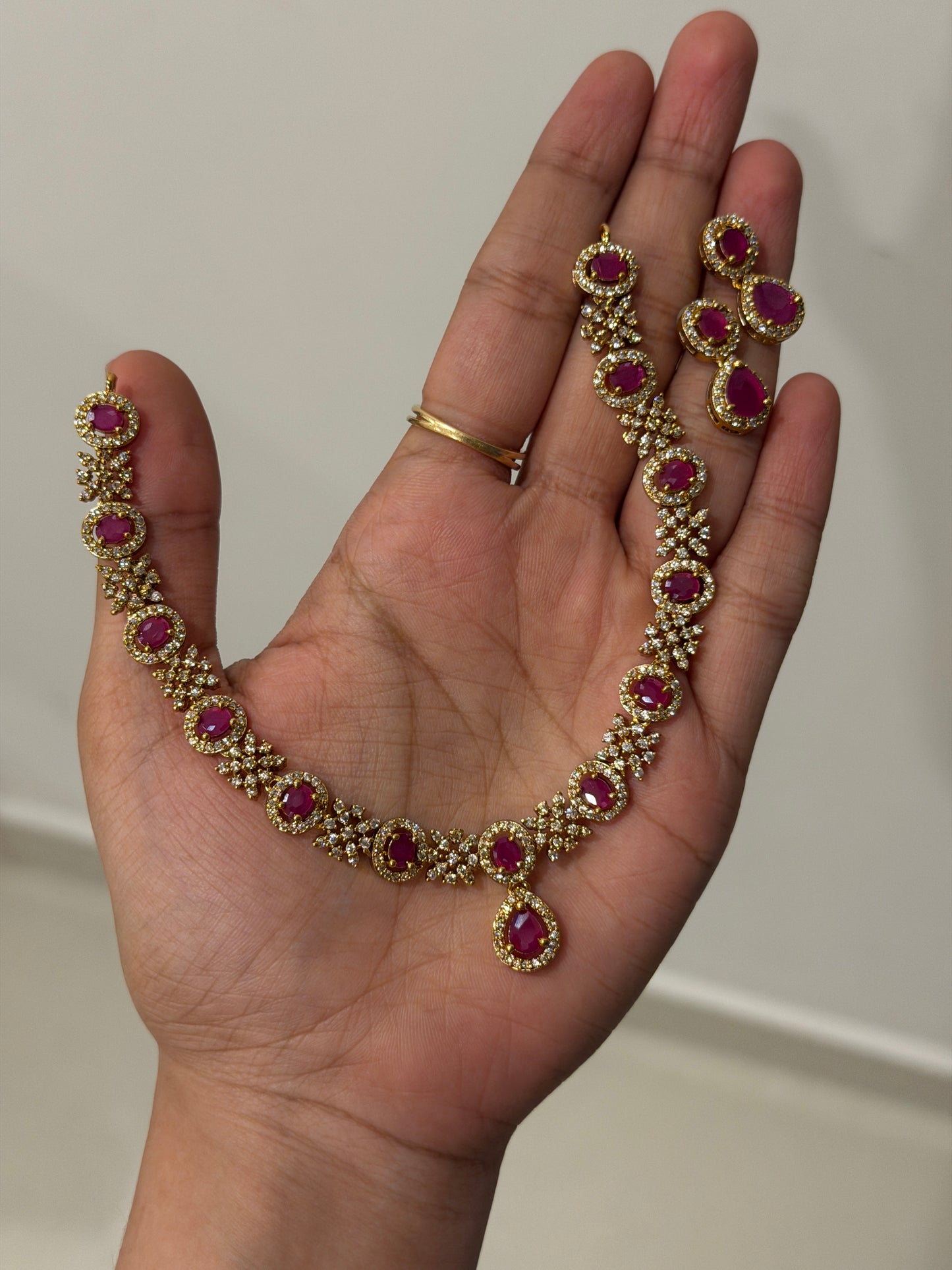 Deepanshi AD Necklace