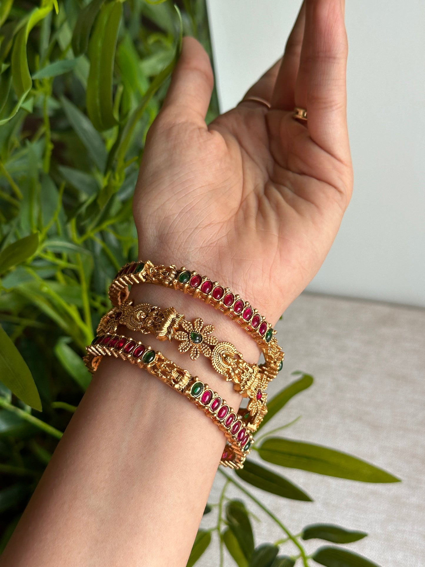 Devi Kemp Bangles (Set of 3)