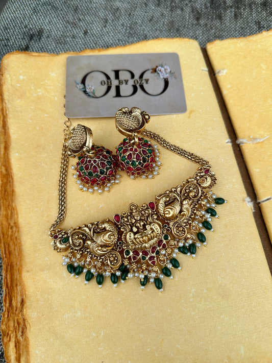 Cute Nagas Choker with Jhumkas v2.0