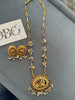 Latest Floral Pearl Chain Set