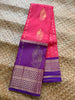Gajra Pink Handloom Silk Saree