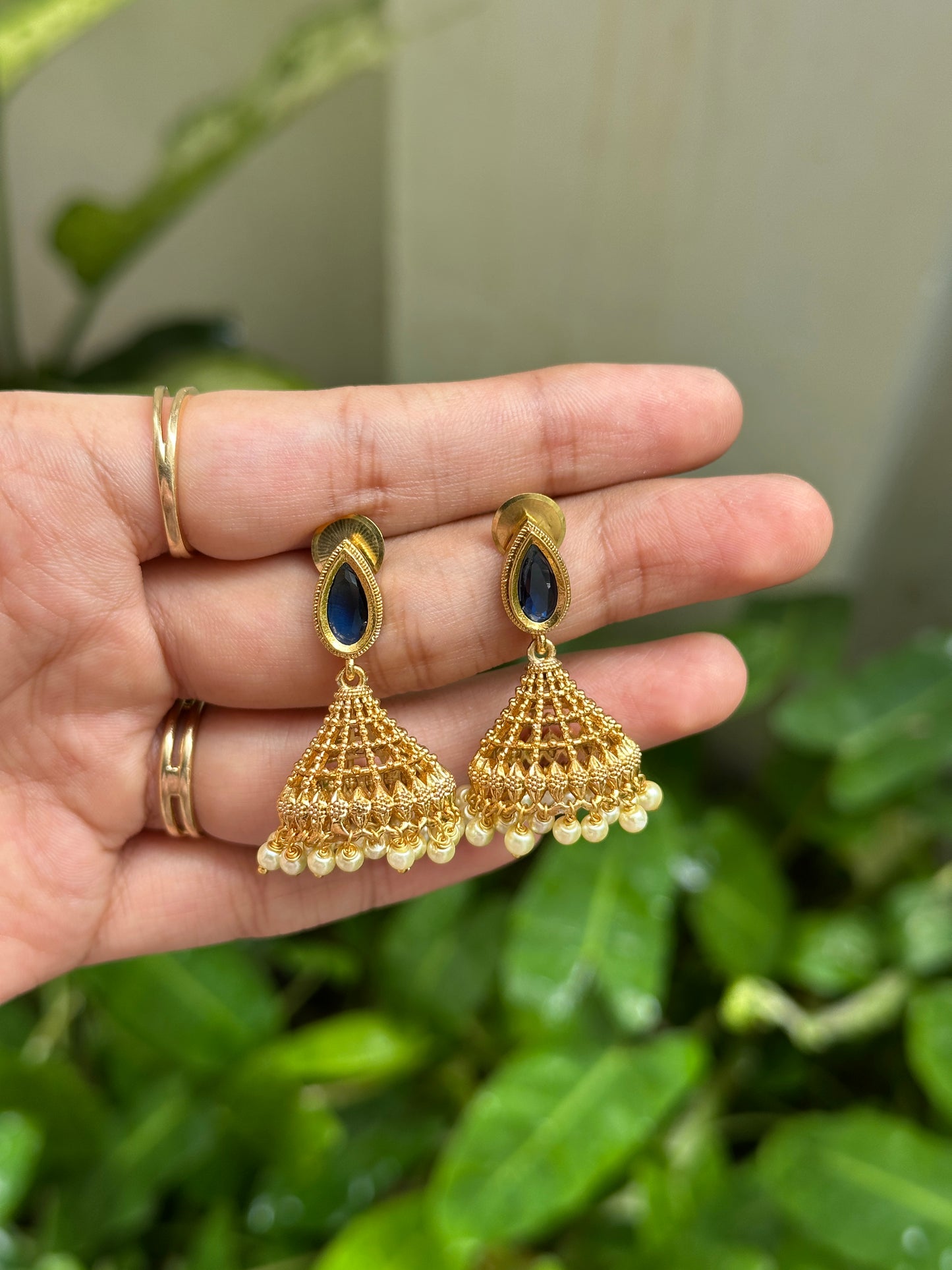 Non idol matte Jhumkas