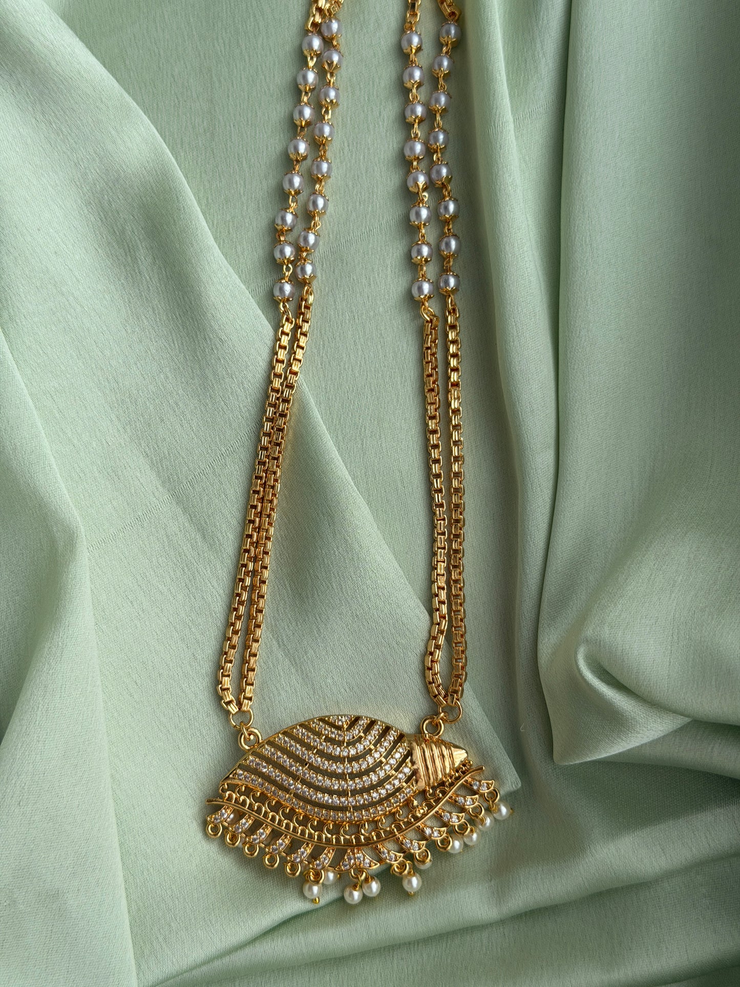 Shangu 1 Gm gold Haaram