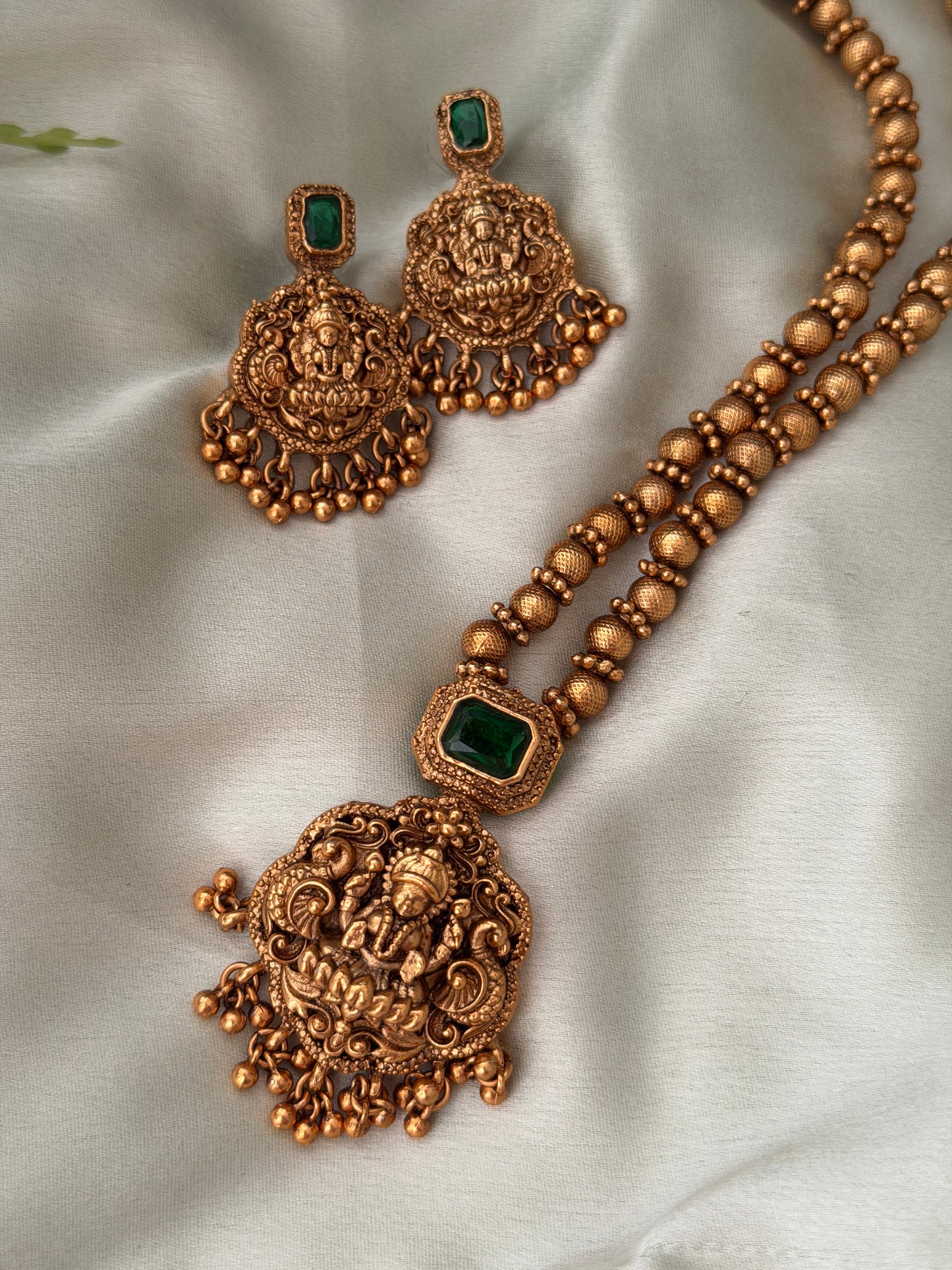 Precious Stone Chettinad Short Haaram