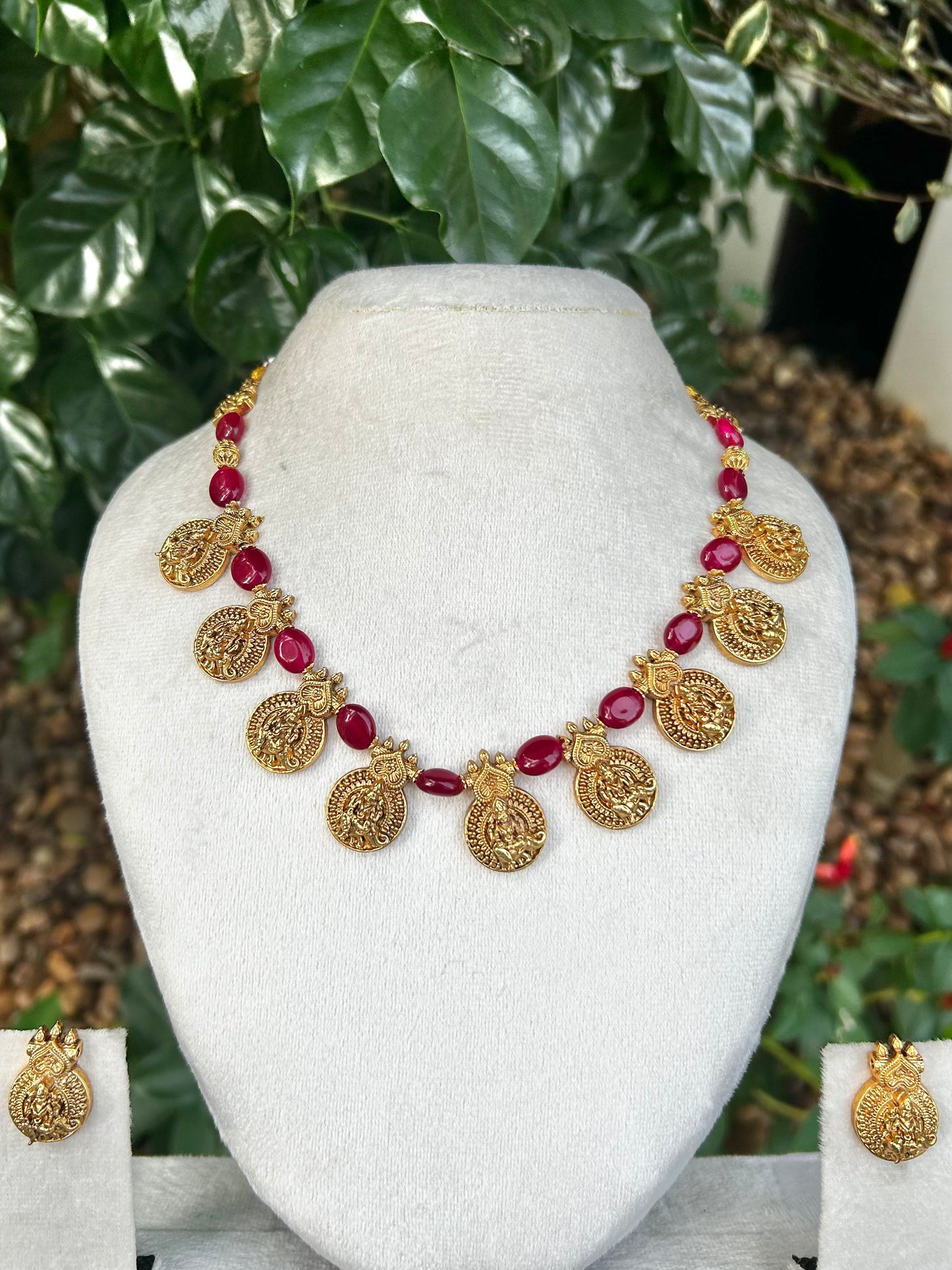 Ruby Bead x Kaashu Necklace