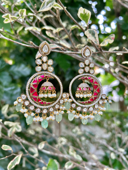 Qamar Mini Jhumka Chaandbali