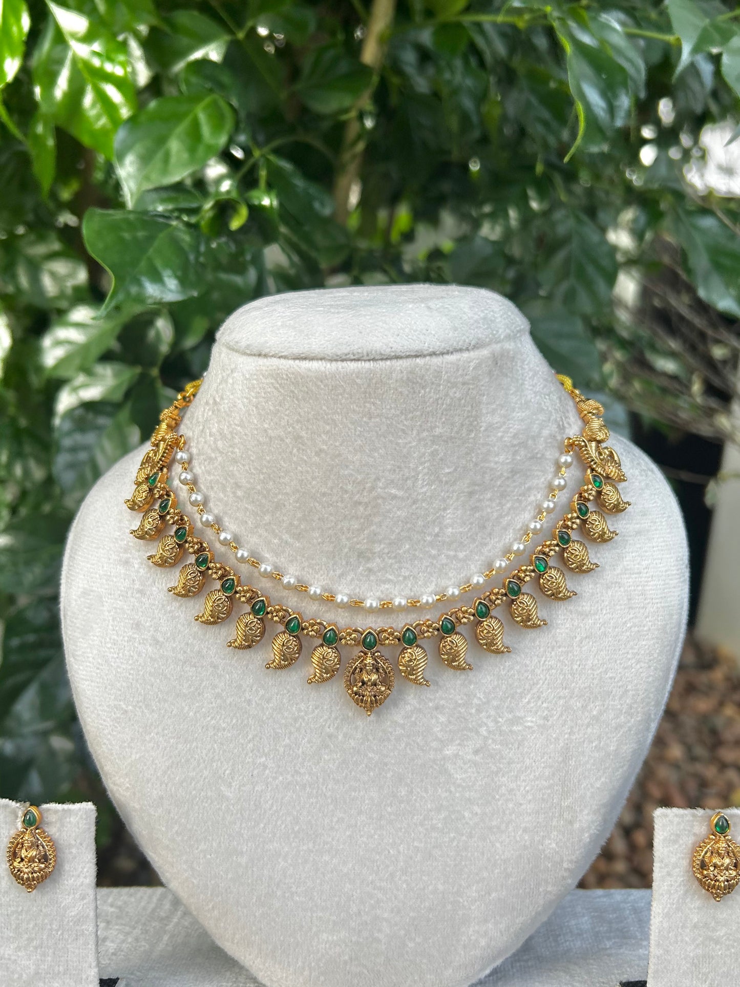 Pearl x Mango Dual Layer Necklace
