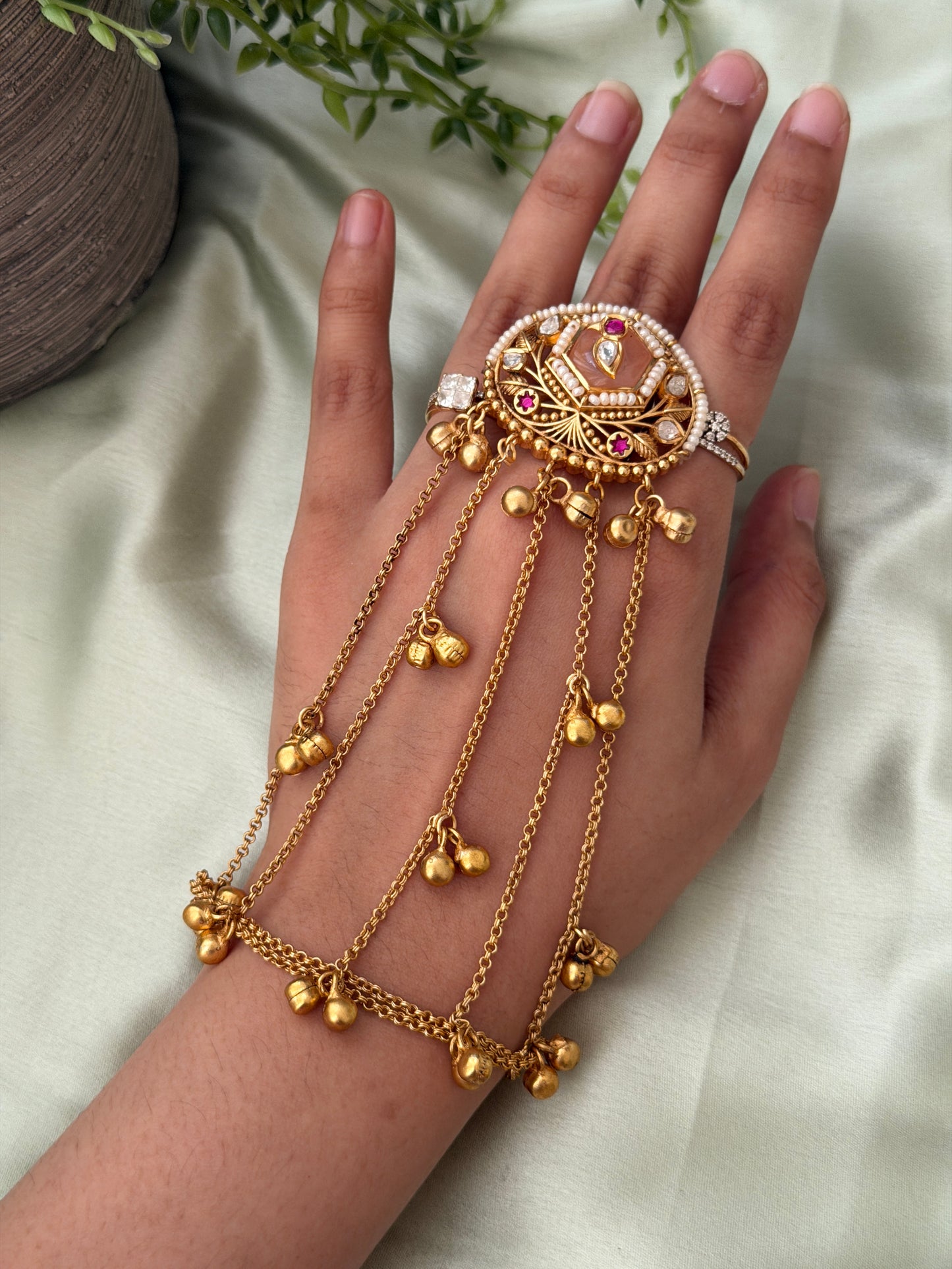 Ghungroo ring x bracelet
