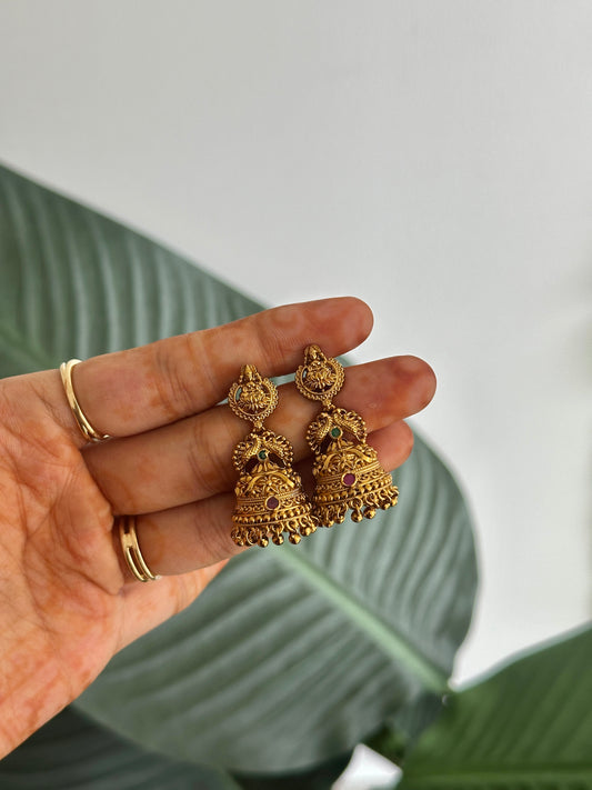 Gold Replica Baby Jhumkas