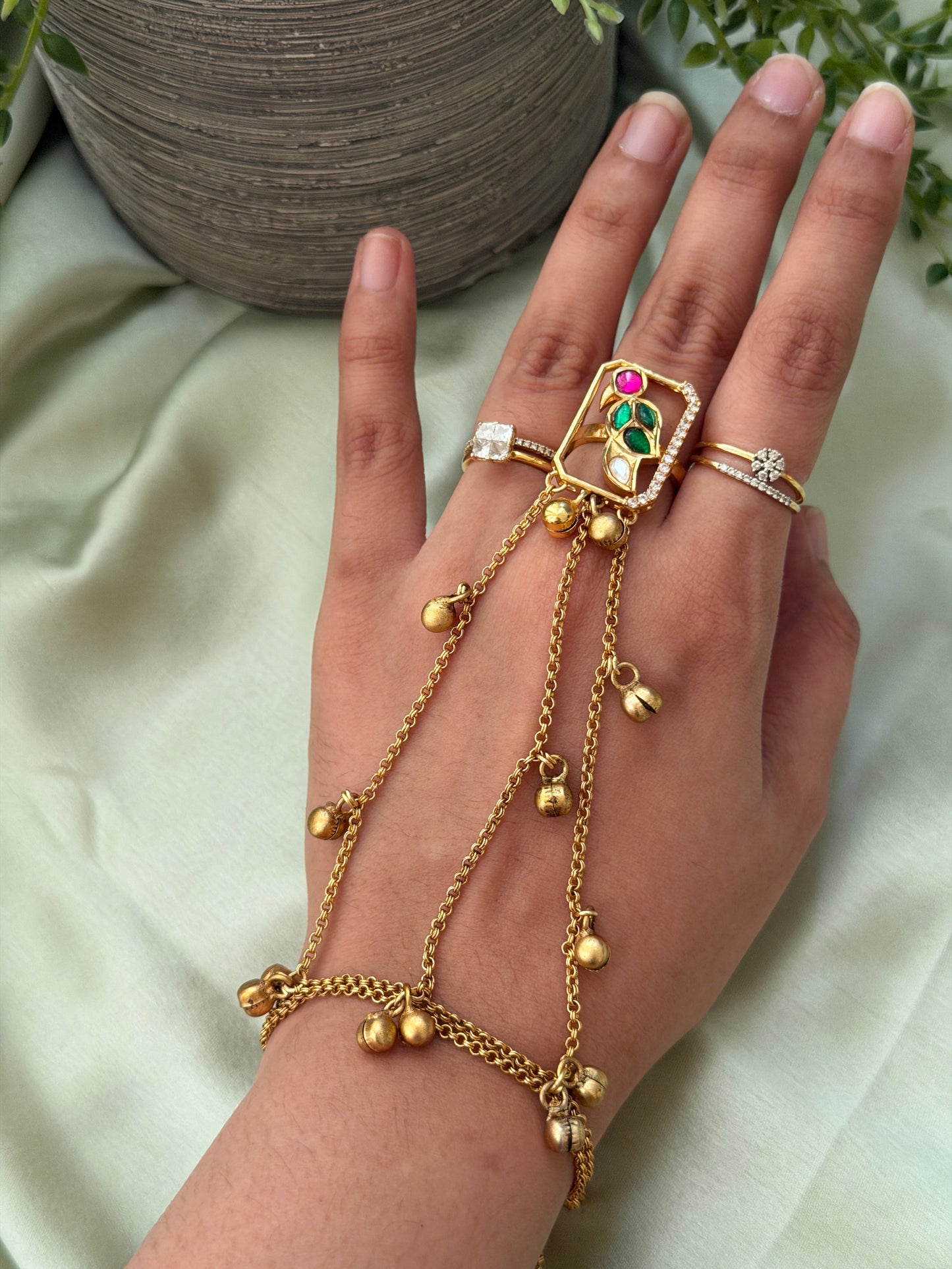 Ghungroo ring x bracelet