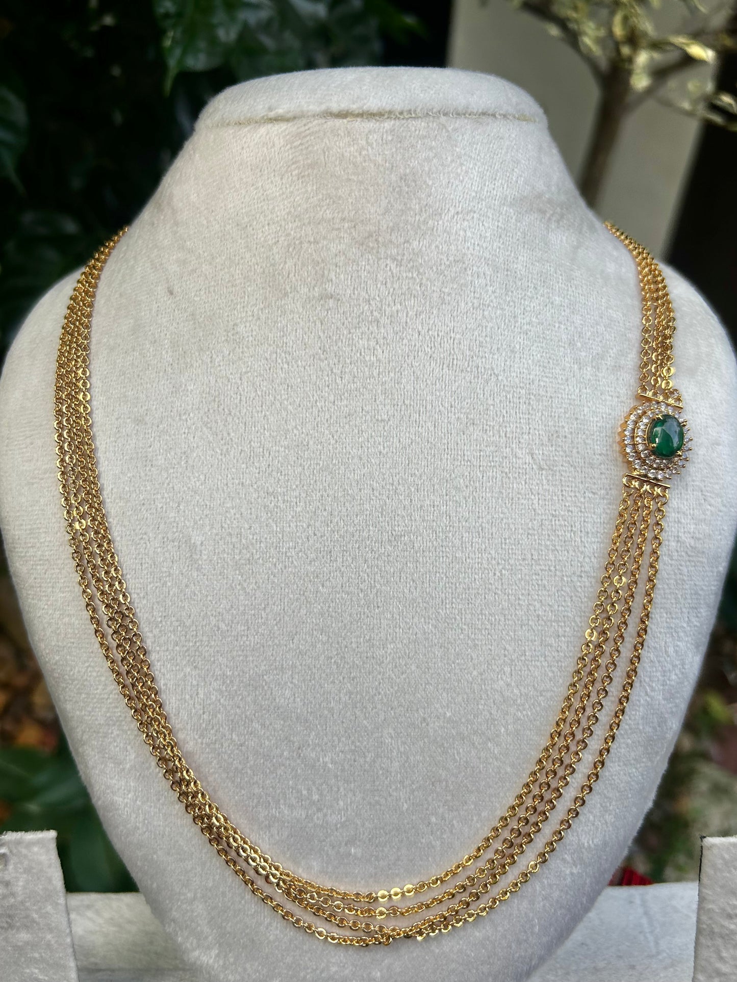 Layered Side Pendant Haaram
