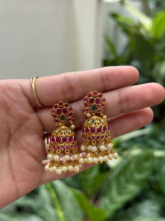 Tamarai Guttapusalu Jhumkas