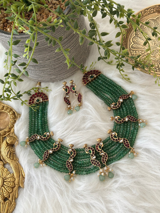 Layered Beaded Azura Necklace