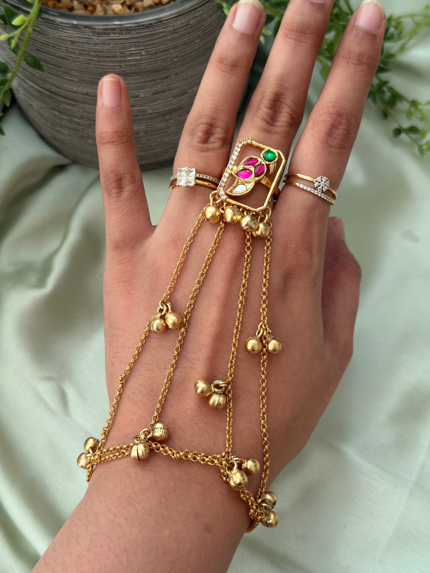 Ghungroo ring x bracelet