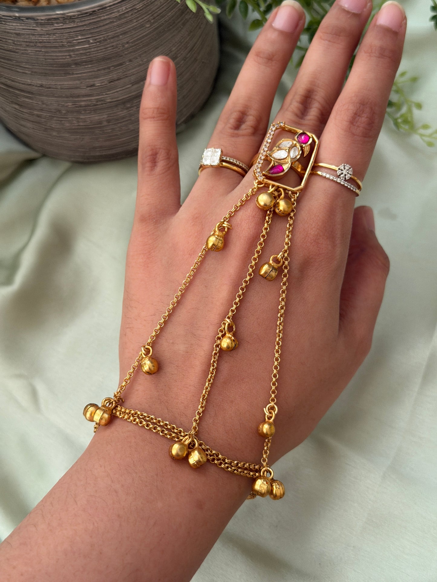Ghungroo ring x bracelet