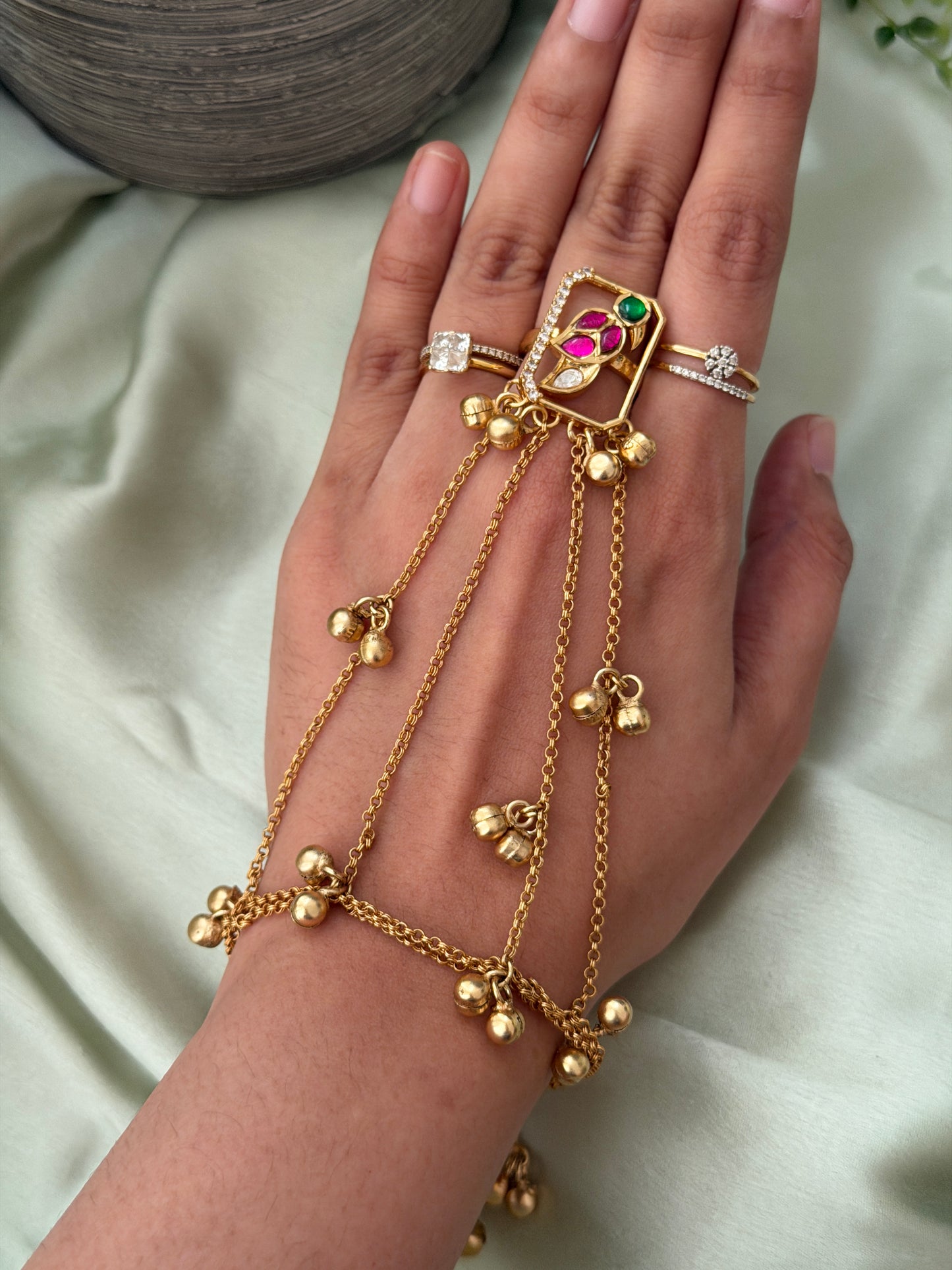 Ghungroo ring x bracelet