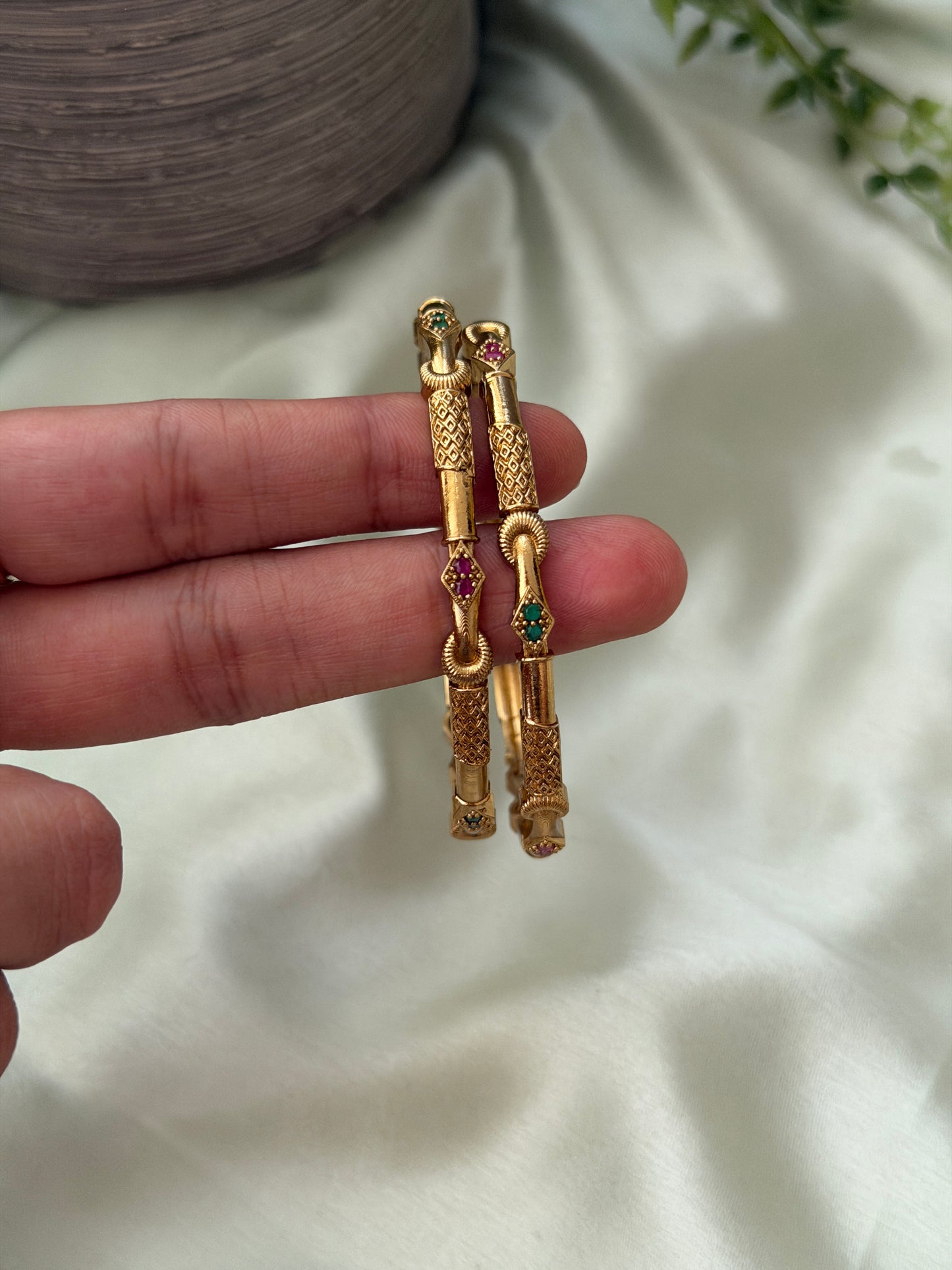 Chanchal Gold Replica Bangles