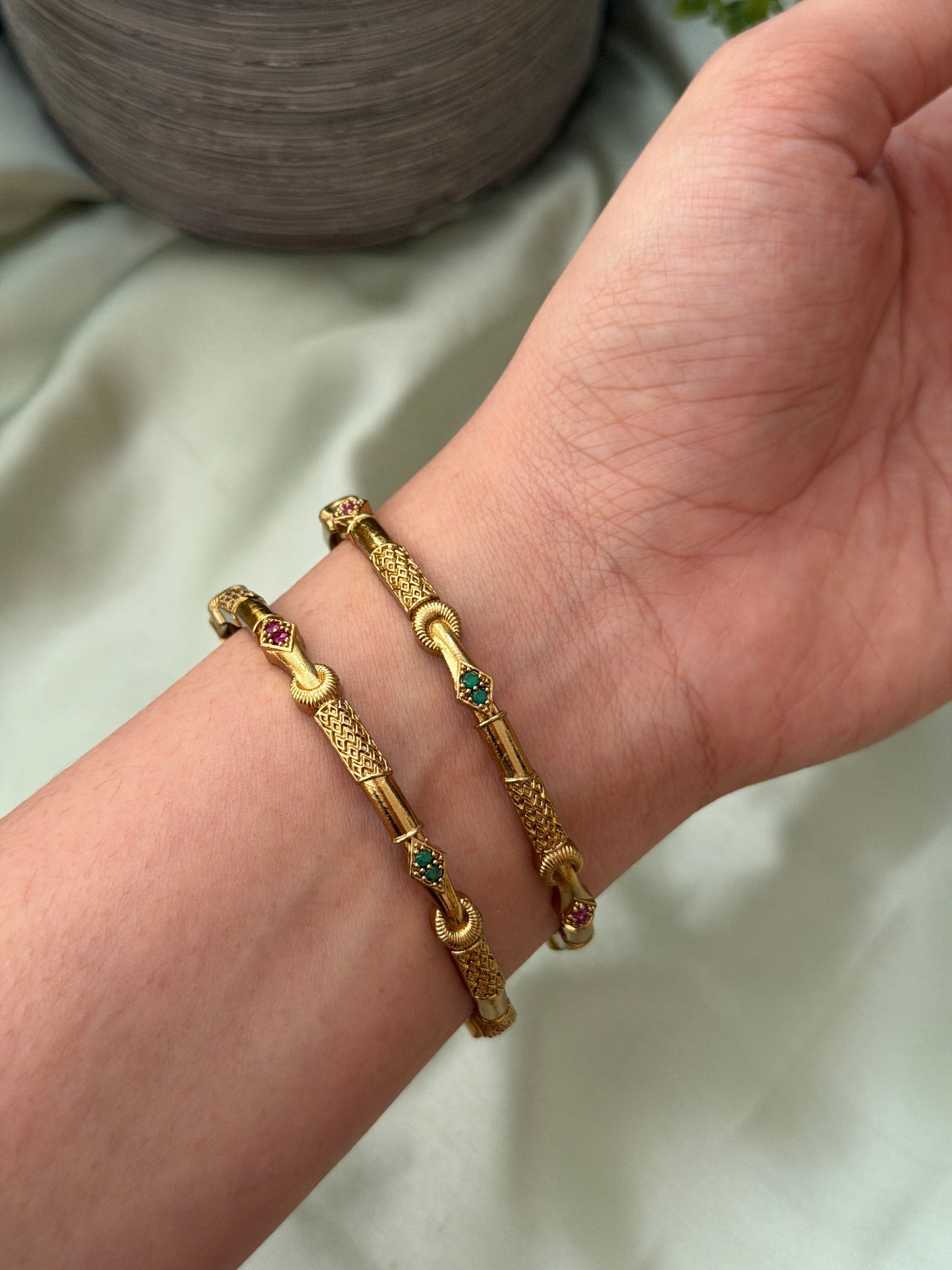 Chanchal Gold Replica Bangles