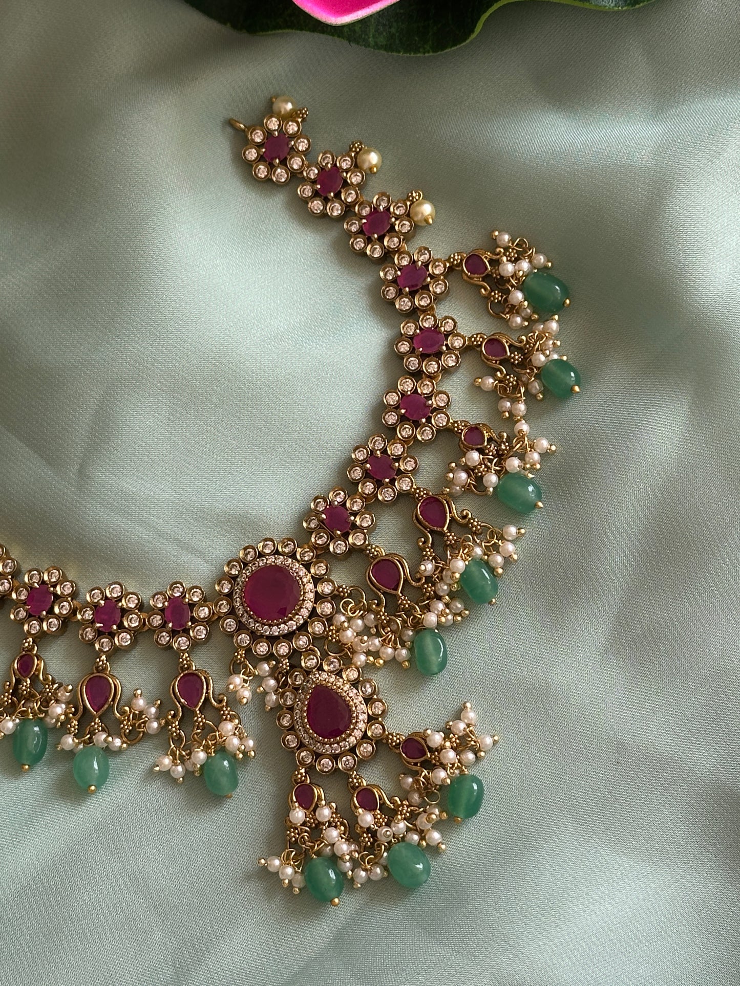 Layla Precious Bead Necklace