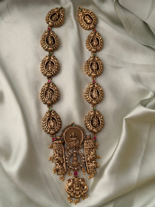 Ishwaree 1 Gm Gold Haaram with Jhumkas