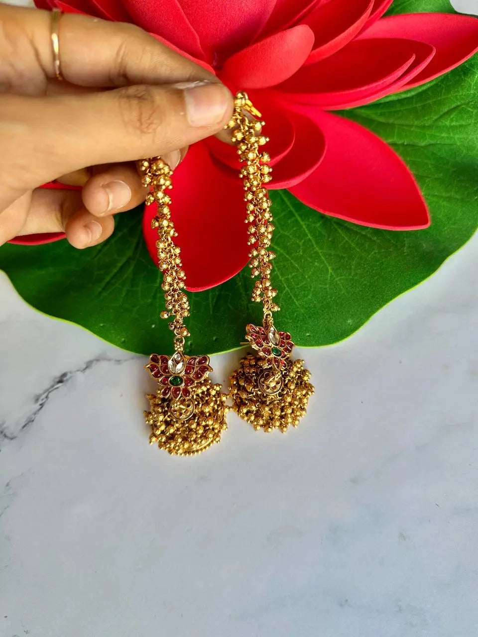 Mattal Sarojini Jhumkas