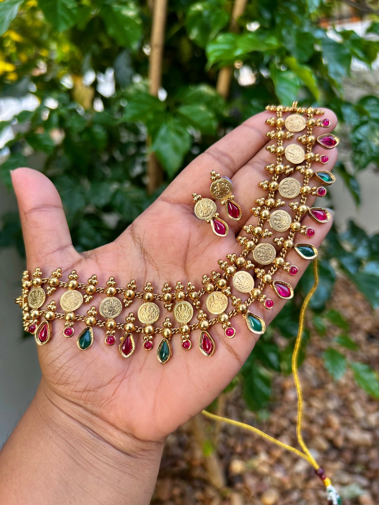 Palakka Petal Kaashu Choker