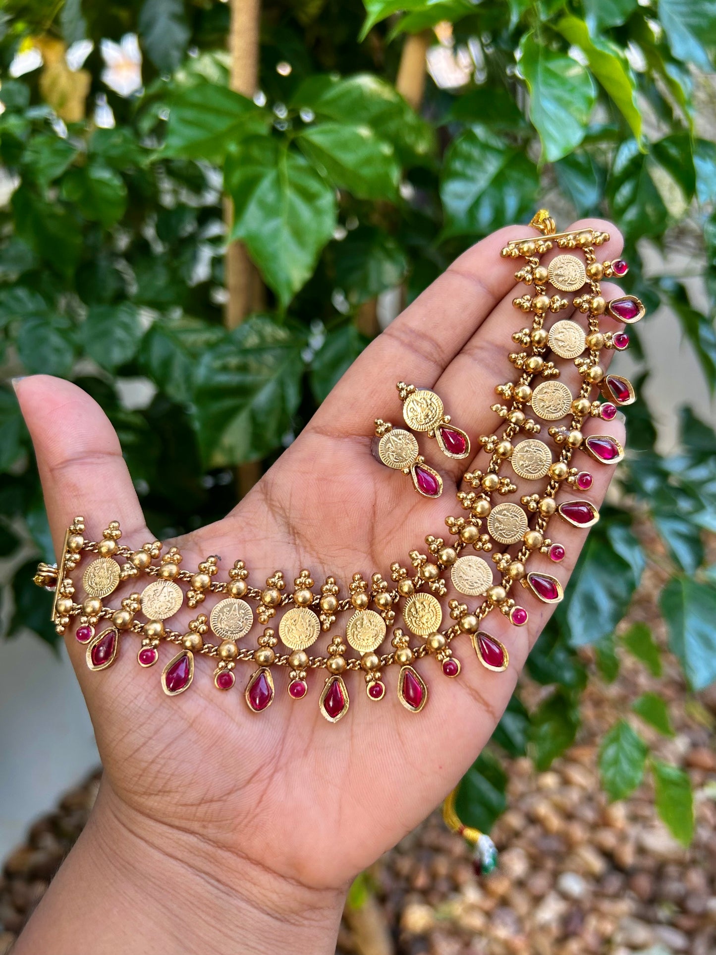 Palakka Petal Kaashu Choker