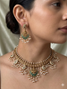 Bhavana Emerald Guttapusalu Necklace