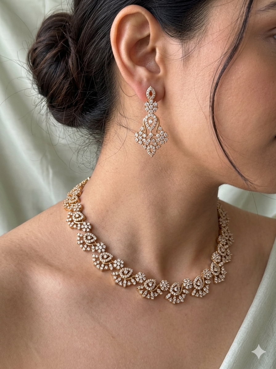 Muktini AD Necklace