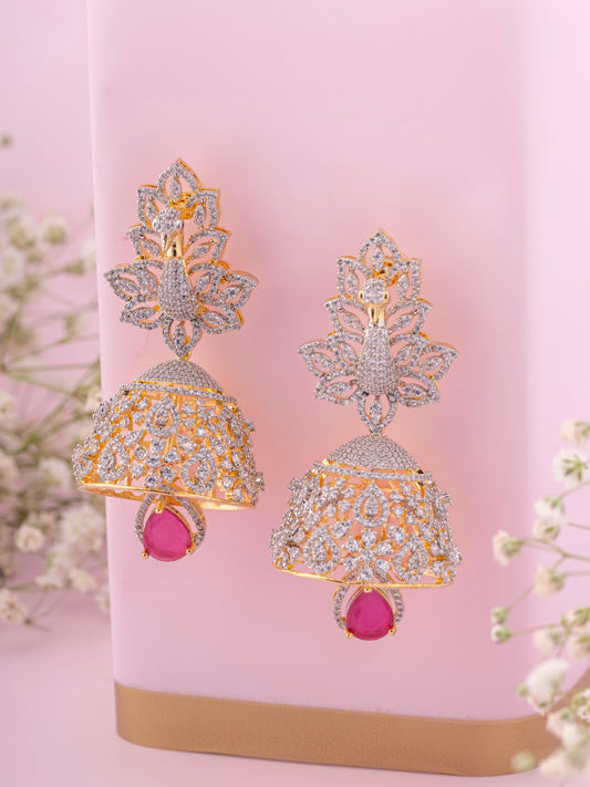 Anjeera Diamond Jhumkas