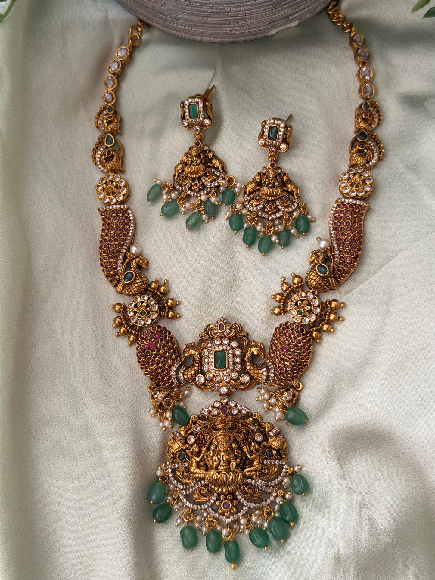Ruby Vasuki Devi Haaram / Necklace