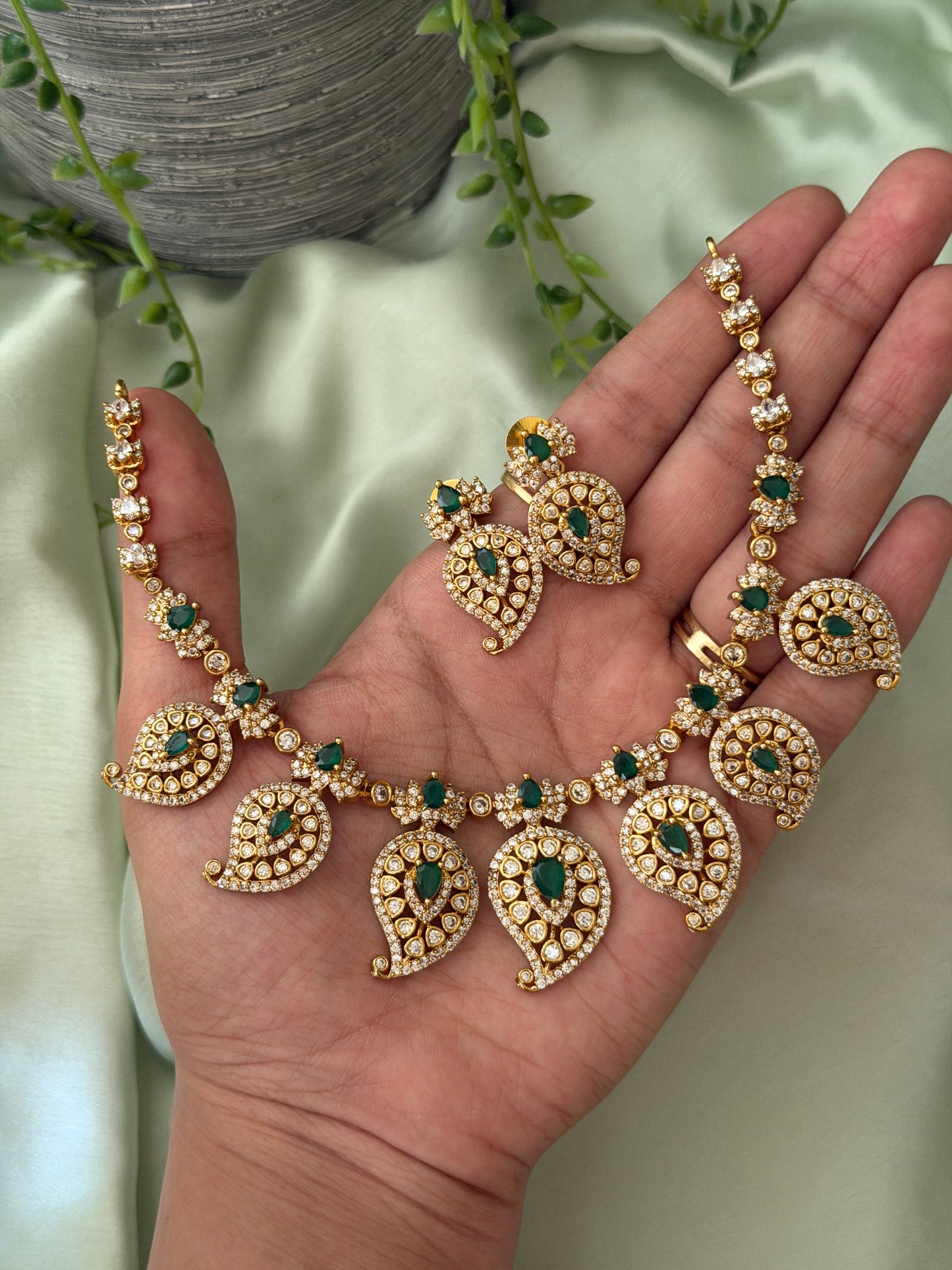 Sundaram AD Mango Necklace