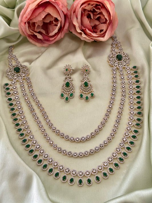 Neeraja 3 Layer AD Haaram set