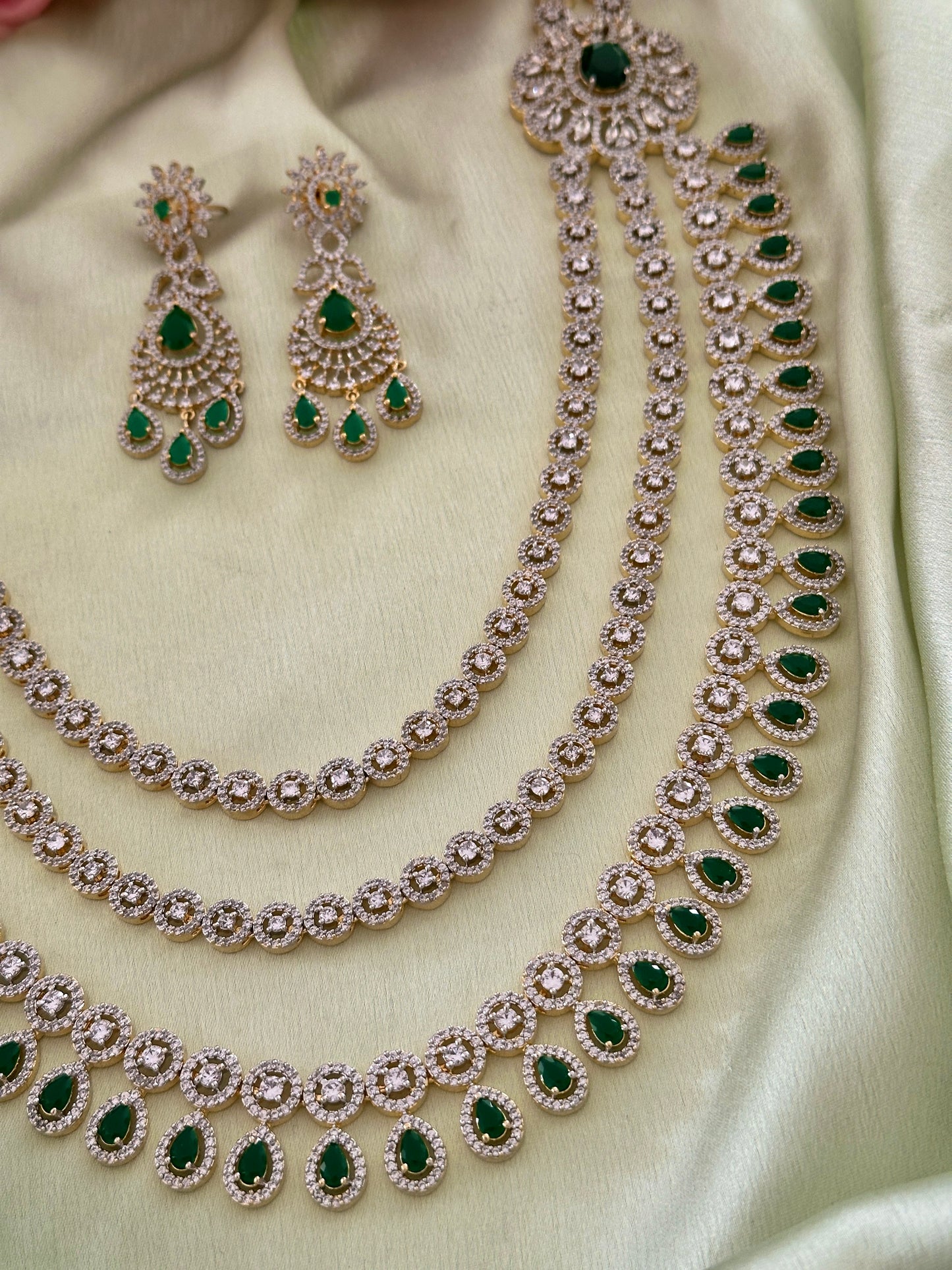 Neeraja 3 Layer AD Haaram set
