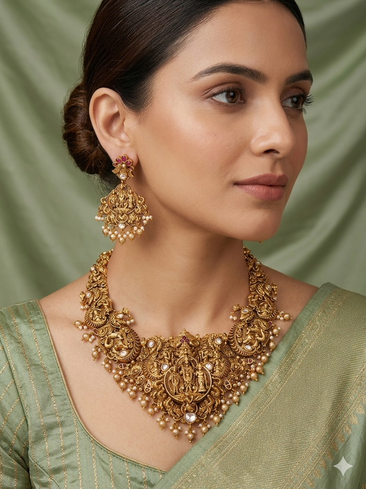 Karthikadevi Antique Necklace