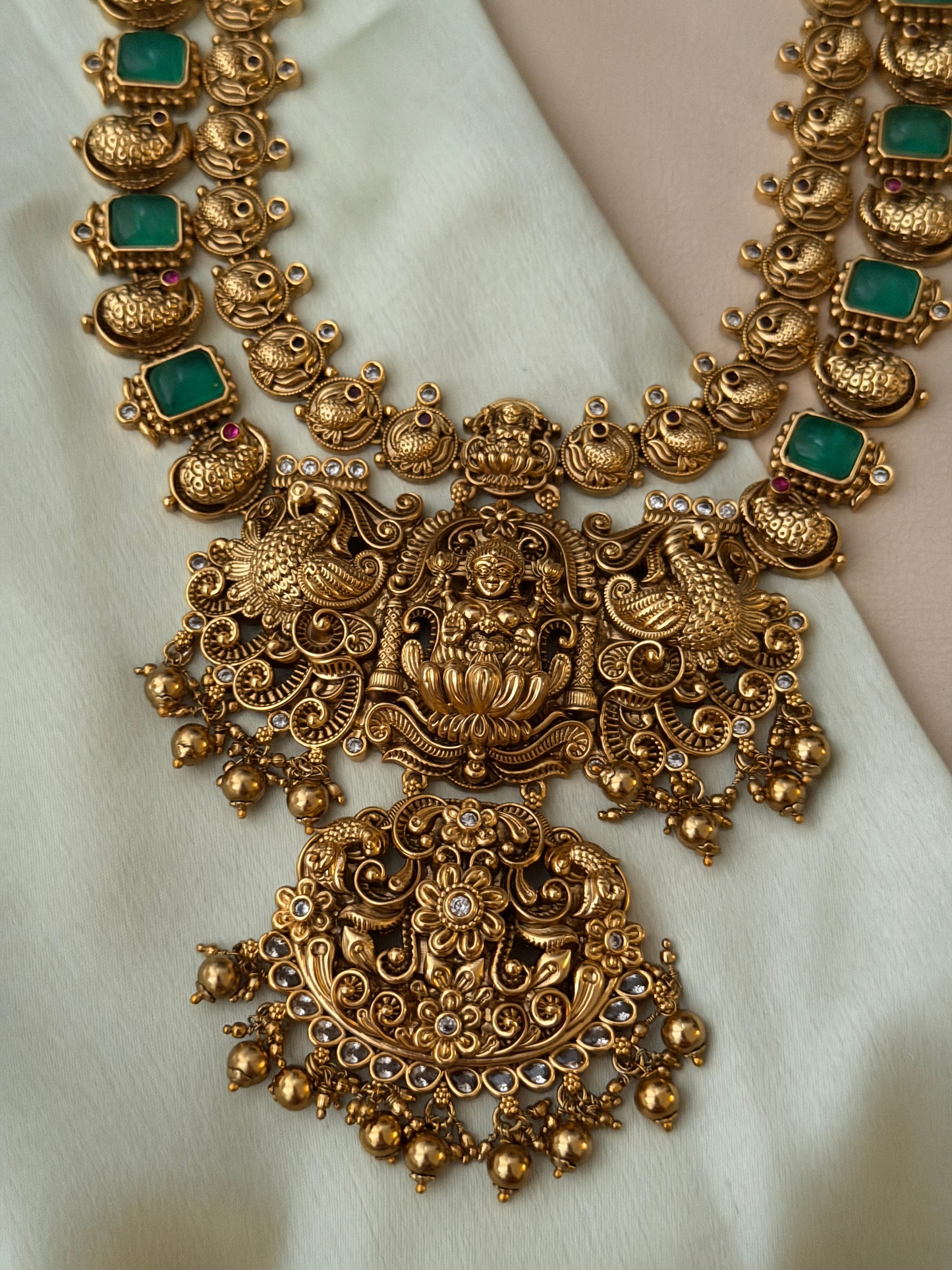 Brindha Stone Haaram set