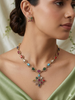 Adhira Stone Navaratna Necklace