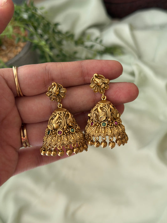 Dharma Antique Jhumkas