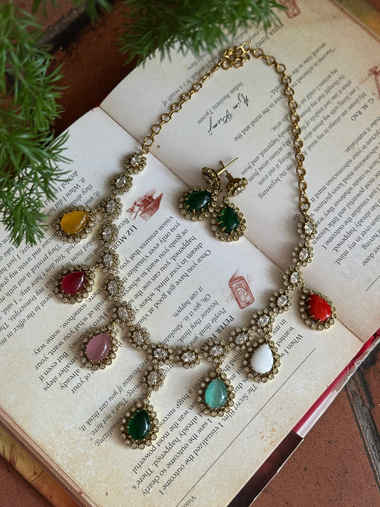 Maeve Navaratna Necklace