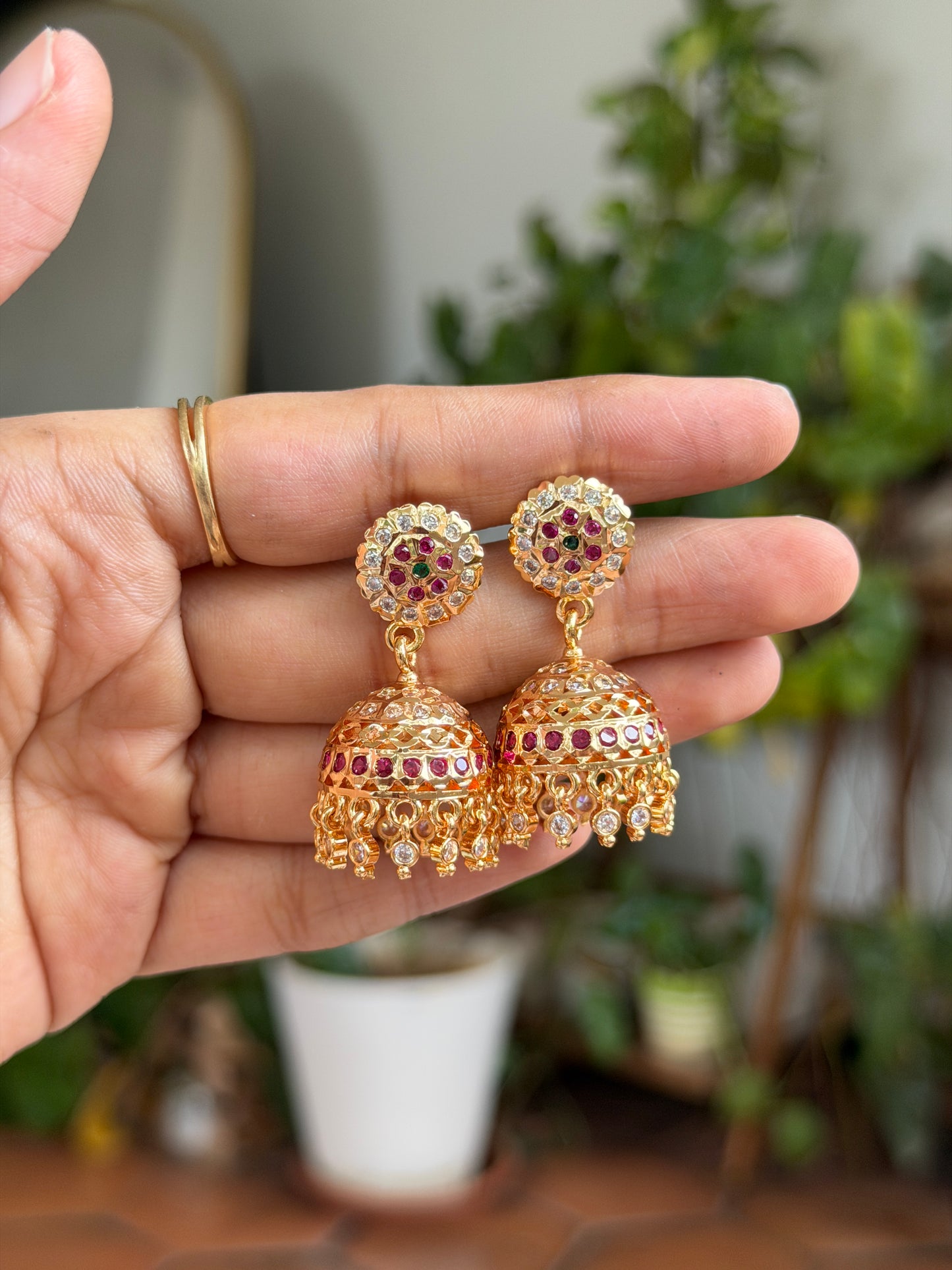 Atthamika Vintage Jhumkas