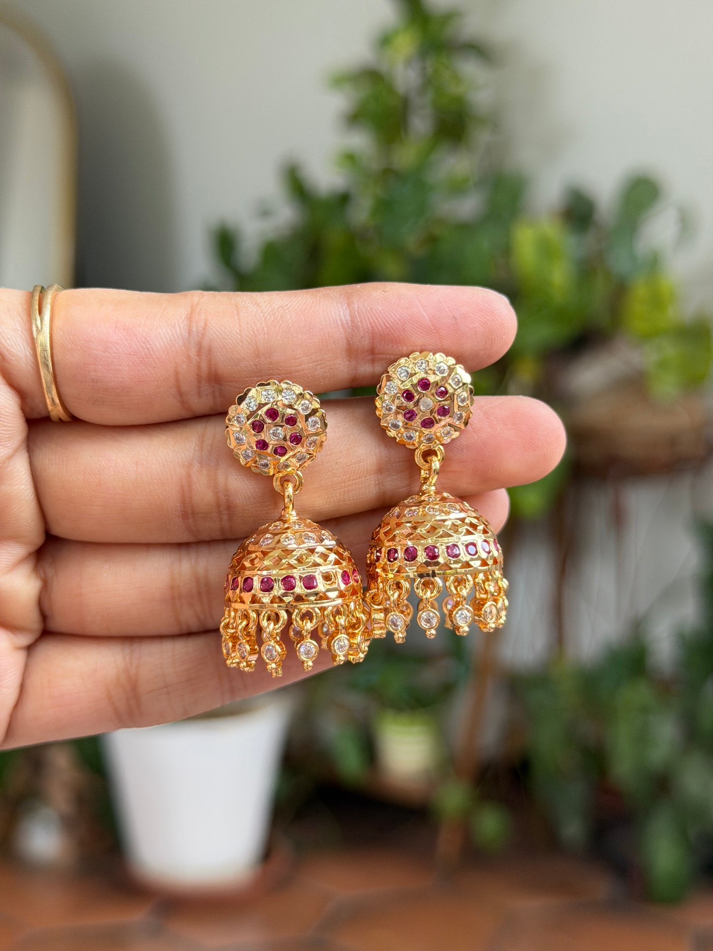 Atthamika Vintage Jhumkas